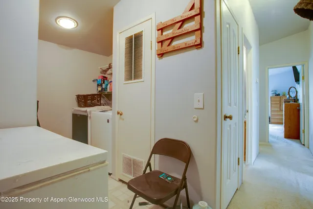 a room with storage and utility