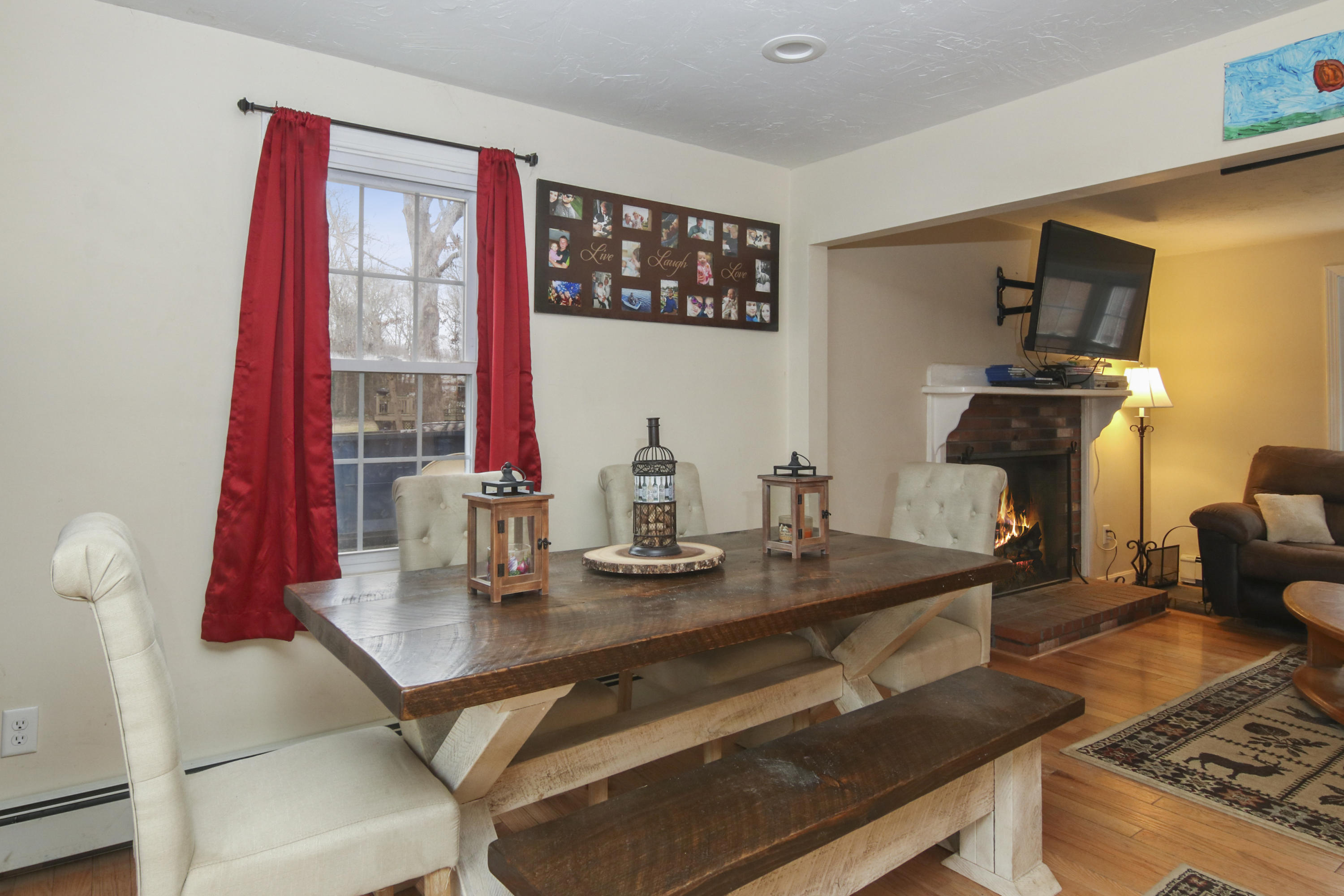 45 Blackthorn Path Forestdale, MA 02644 - Photo 10 of 19 a view of a dining room with furniture and a window