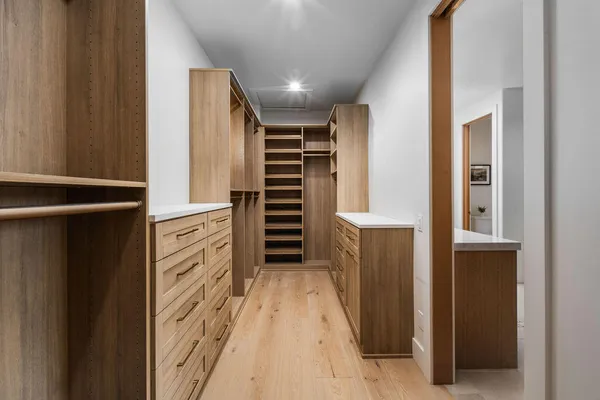 a view of walk in closet