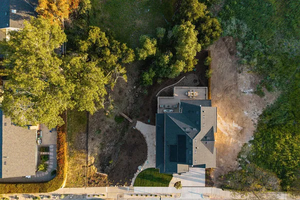 view of a house with a tree