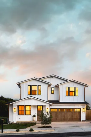 front view of house with a street