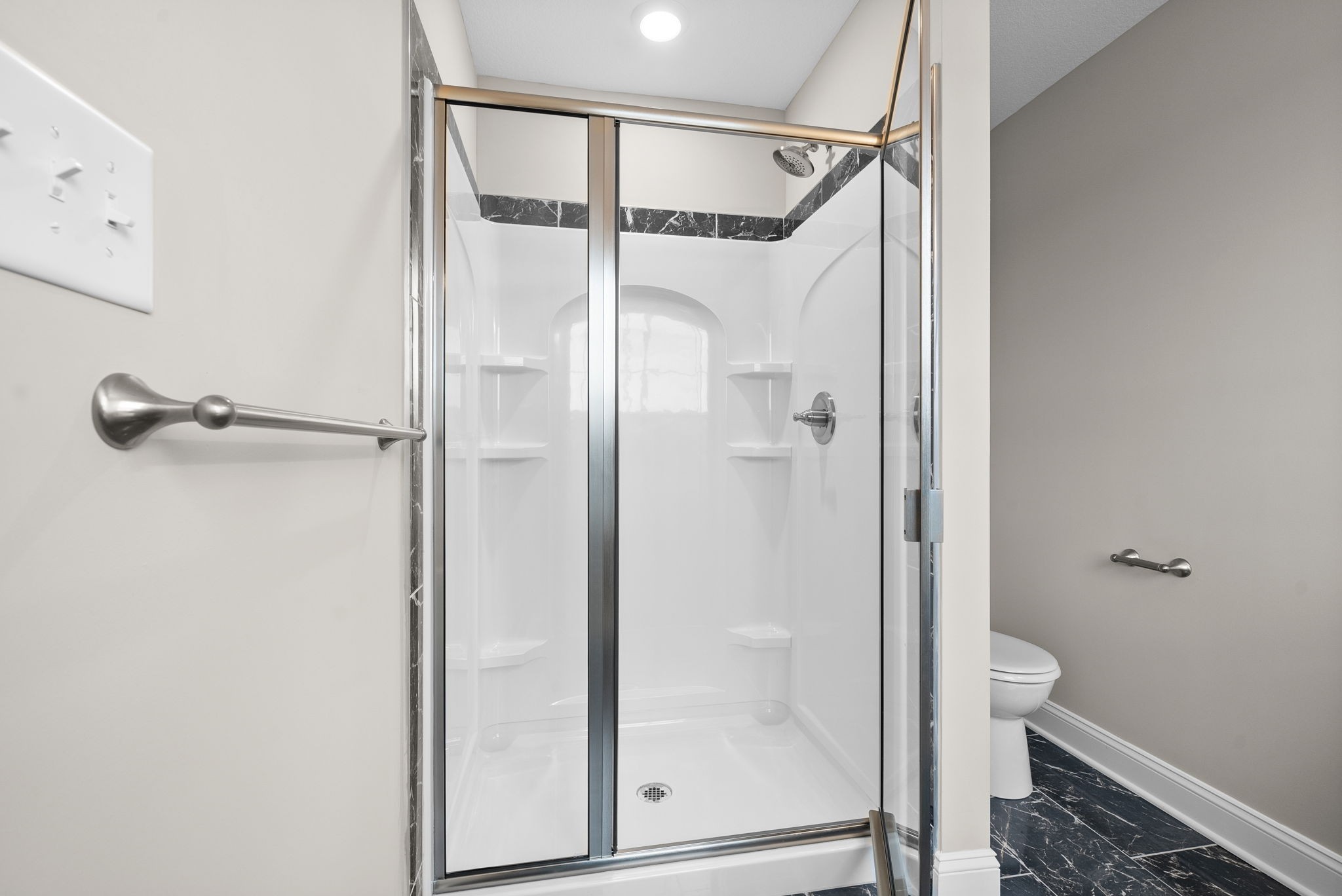 4 Echo Ridge Oak Grove, KY 42262 - Photo 16 of 29 a bathroom with a glass shower door