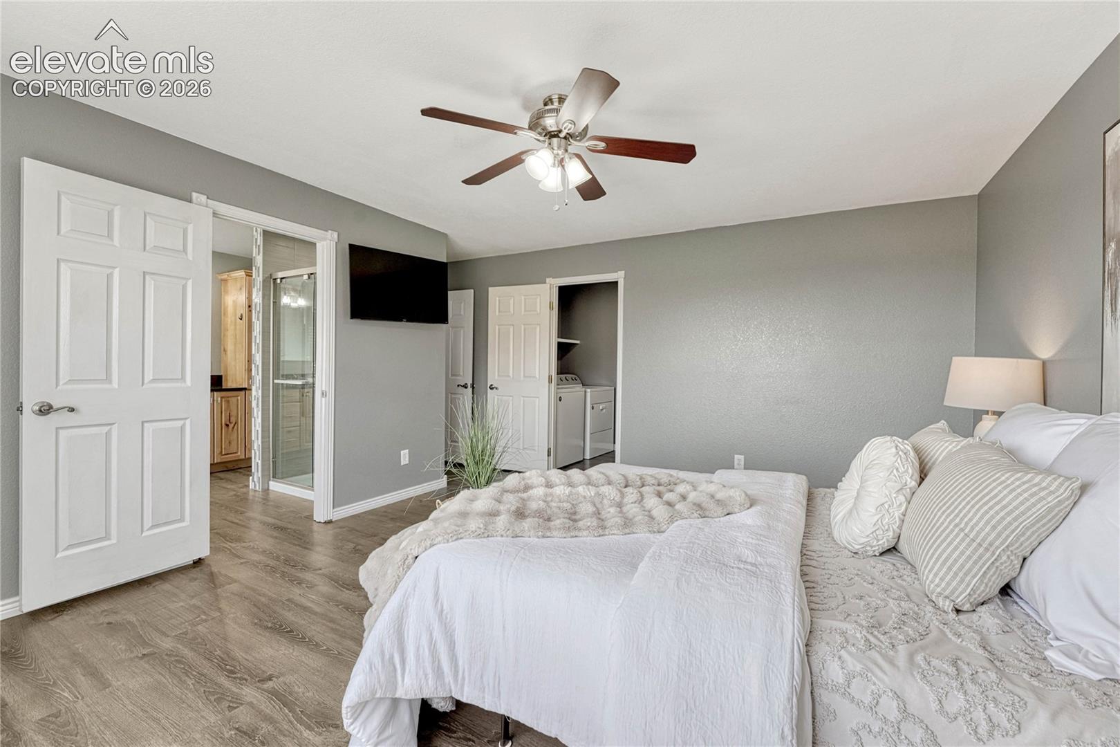 13695 Woodlake Road Elbert, CO 80106 - Photo 19 of 39 Primary bedroom also has...