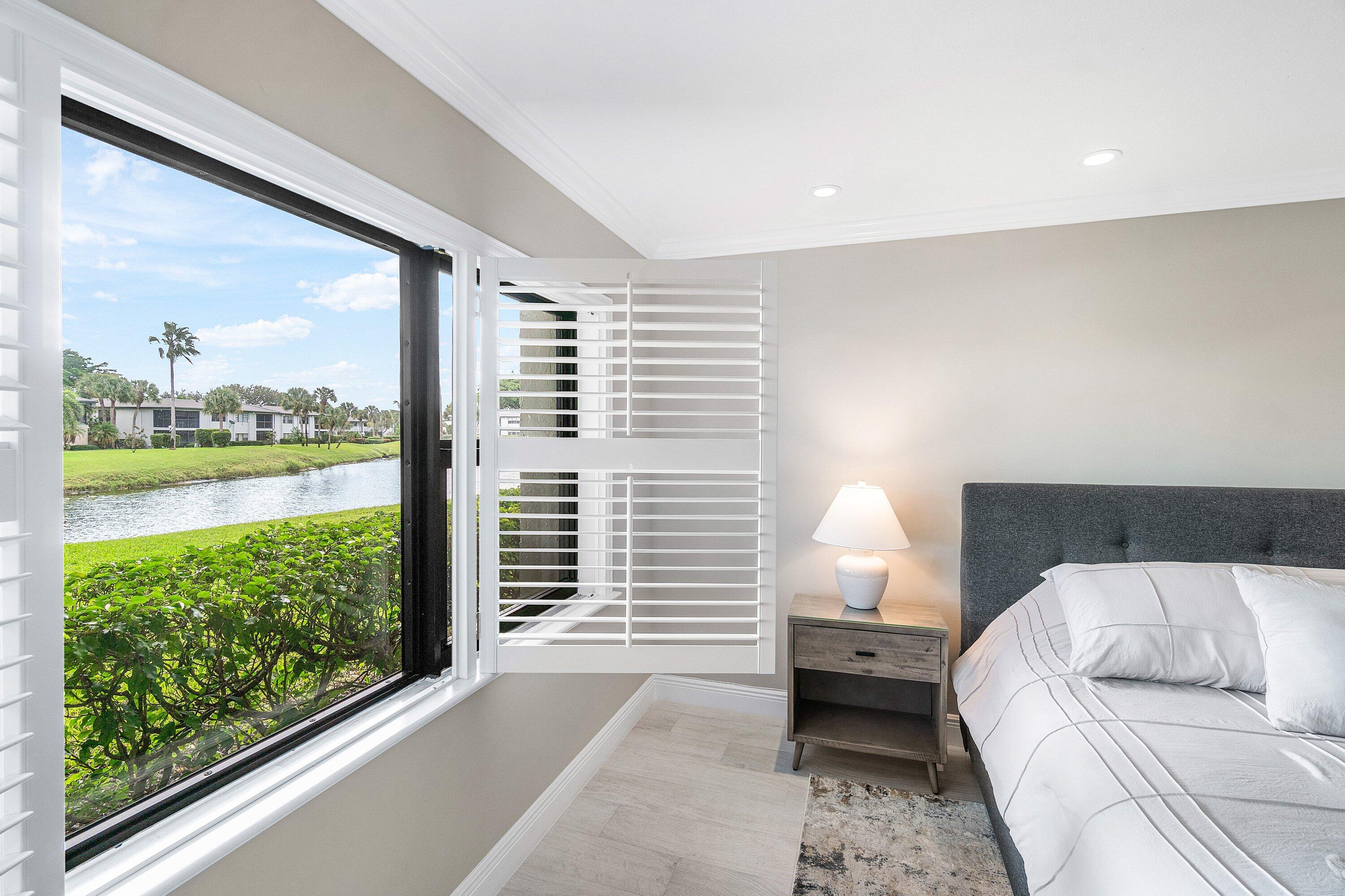 38 Southport Lane, Unit A Boynton Beach, FL 33436 - Photo 17 of 65 Lake Views from Bedroom