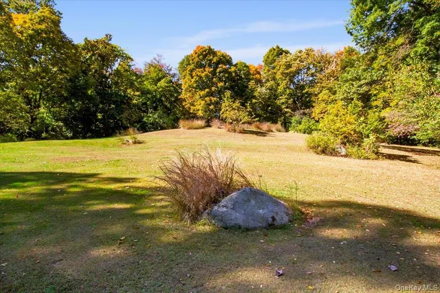 a view of an outdoor space with a lake view