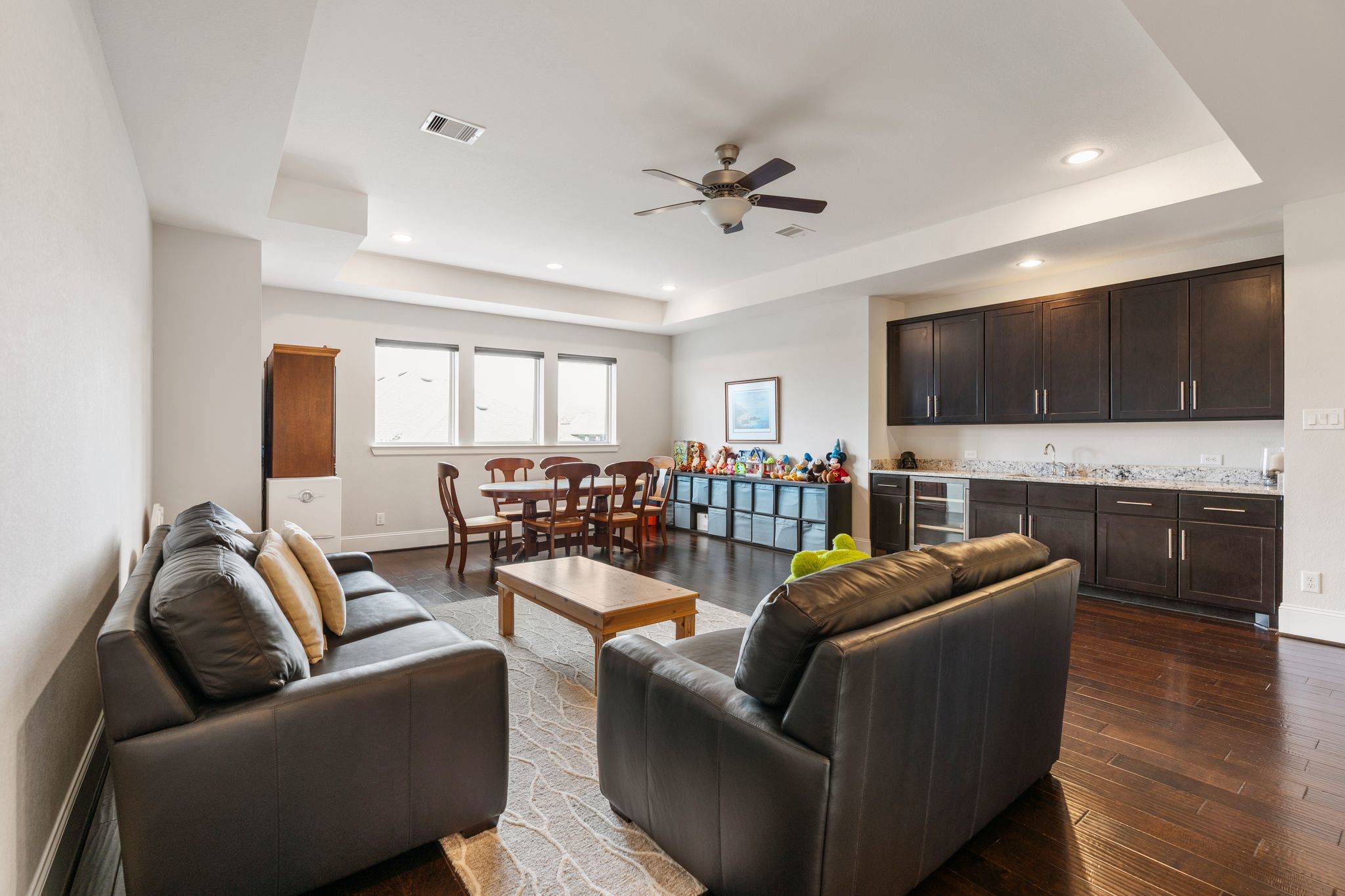 2926 Fairmont Ridge Lane Katy, TX 77494 - Photo 29 of 49 a living room with furniture and a flat screen tv