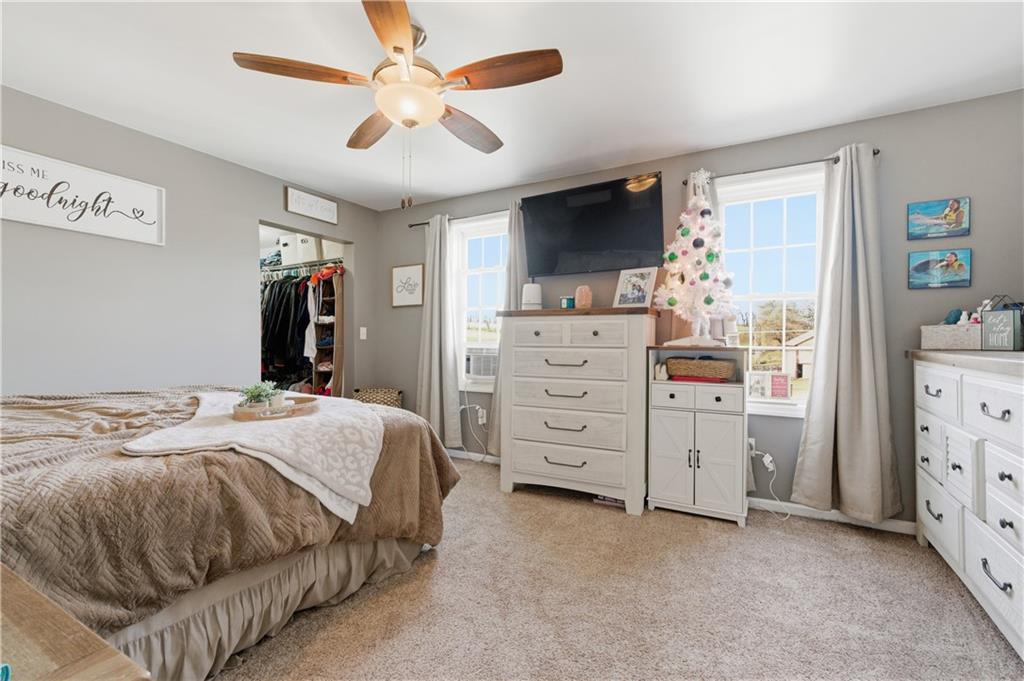 34 Cherry Farm Lane Dunbar, PA 15431 - Photo 21 of 22 a bedroom with a bed and a flat screen tv