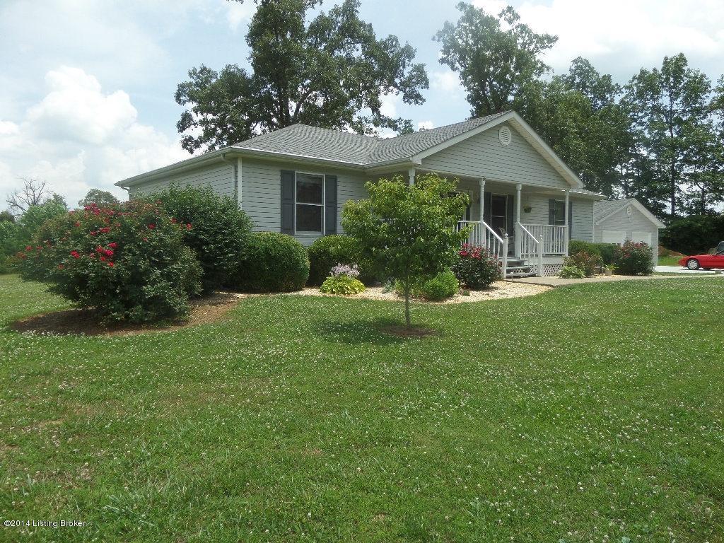 the front view of house