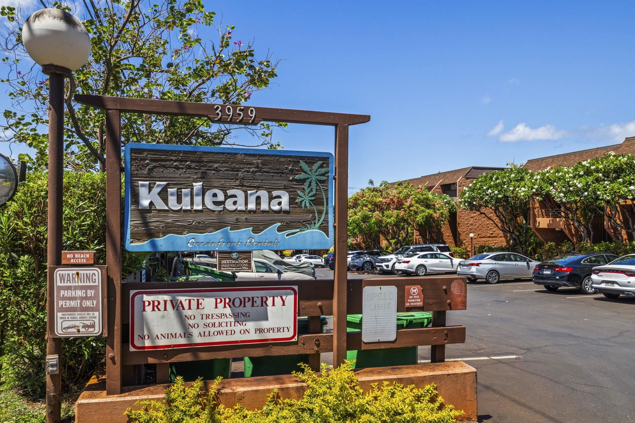 3959 Lower Honoapiilani Road, Unit A205 Lahaina, HI 96761 - Photo 36 of 36 a view of outdoor space with sign board