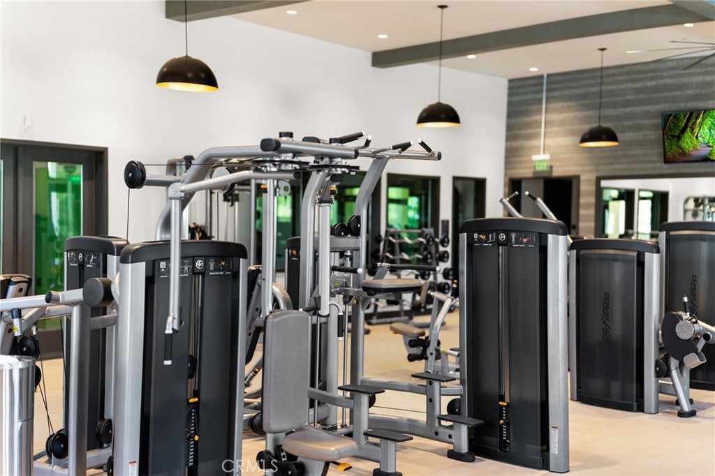 32259 Hillstone Street Temecula, CA 92591 - Photo 55 of 62 a view of a room with gym equipment