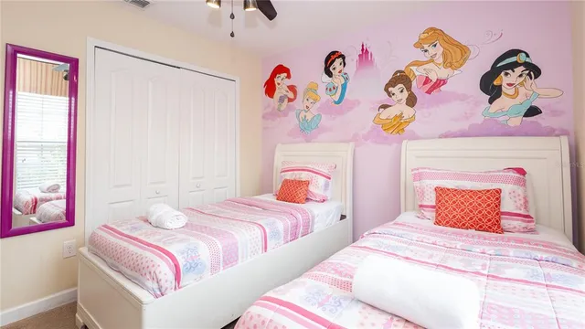 a view of a patio with a dining table and chairs