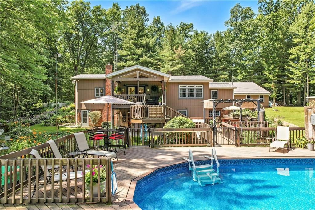 78 Folk Road Fredonia, PA 16124 - Photo 22 of 50 Beautiful pool with decking for all of your summer entertaining!