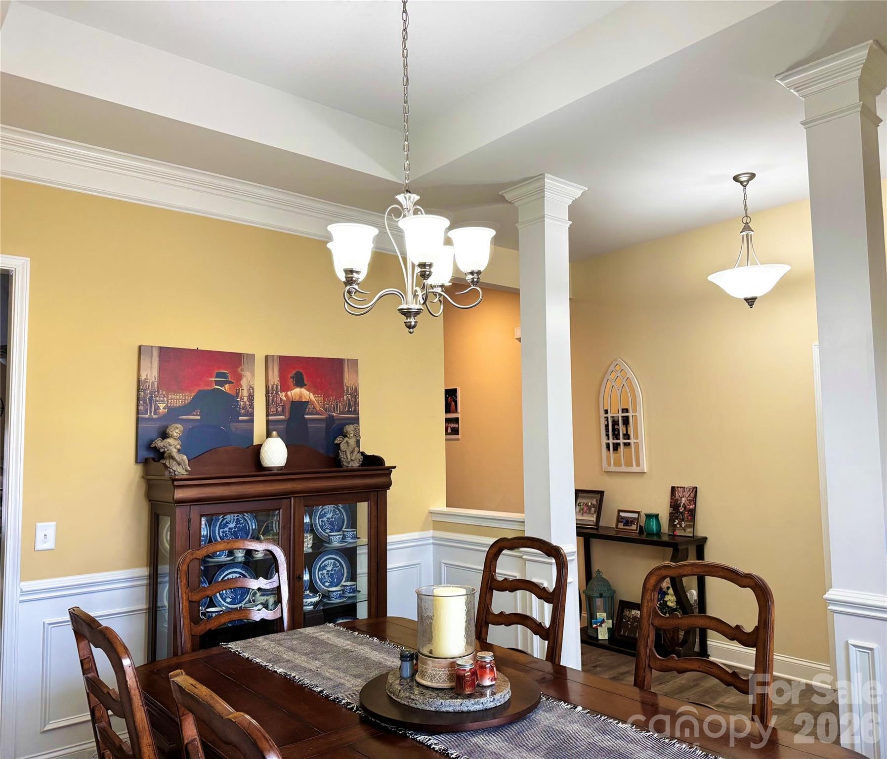 144 Sugar Hill Road Troutman, NC 28166 - Photo 5 of 18 a living room with furniture and a fireplace