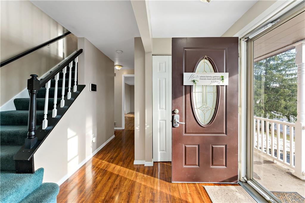 1523 Hastings Mill Road Pittsburgh, PA 15241 - Photo 17 of 50 a view of a entryway door with wooden floor