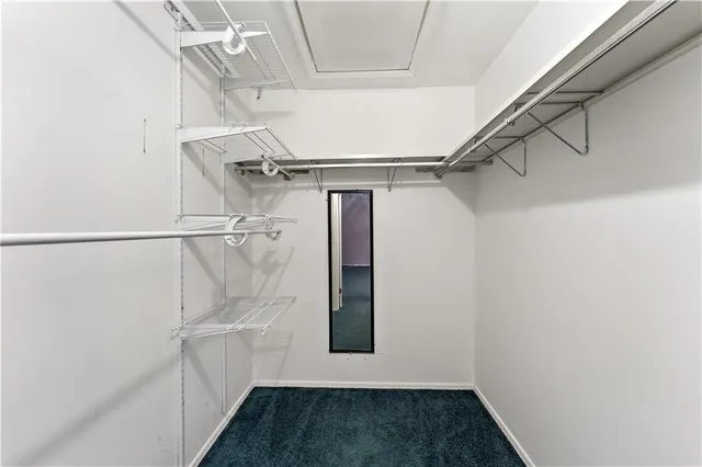 a view of walk in closet