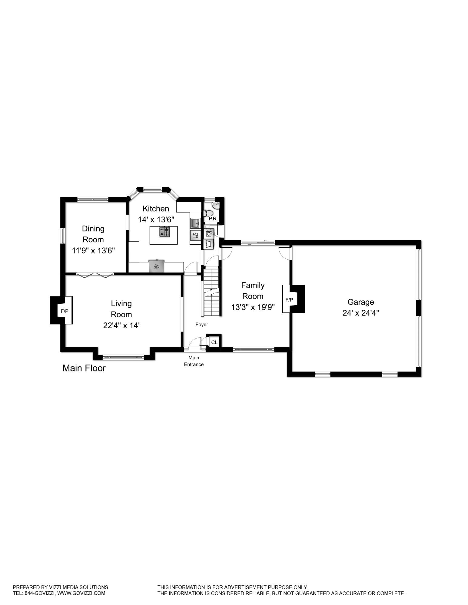 60 Evergreen Road New Canaan, CT 06840 - Photo 28 of 30 Main Floor Floor Plans