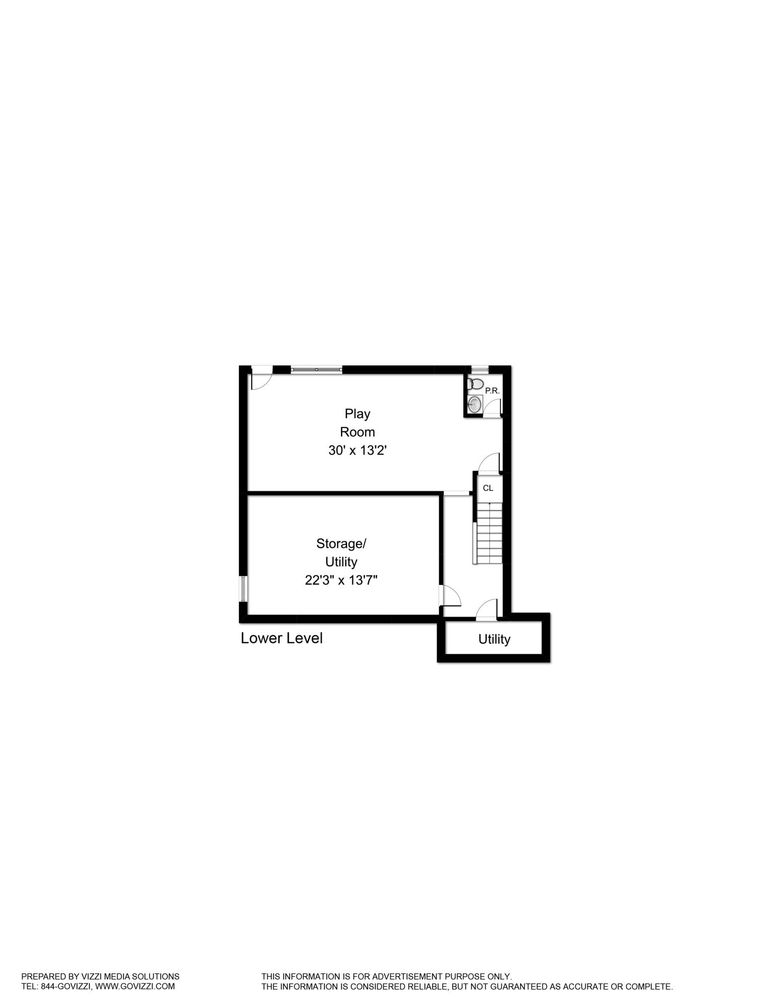 60 Evergreen Road New Canaan, CT 06840 - Photo 30 of 30 Lower Level Floor Plans