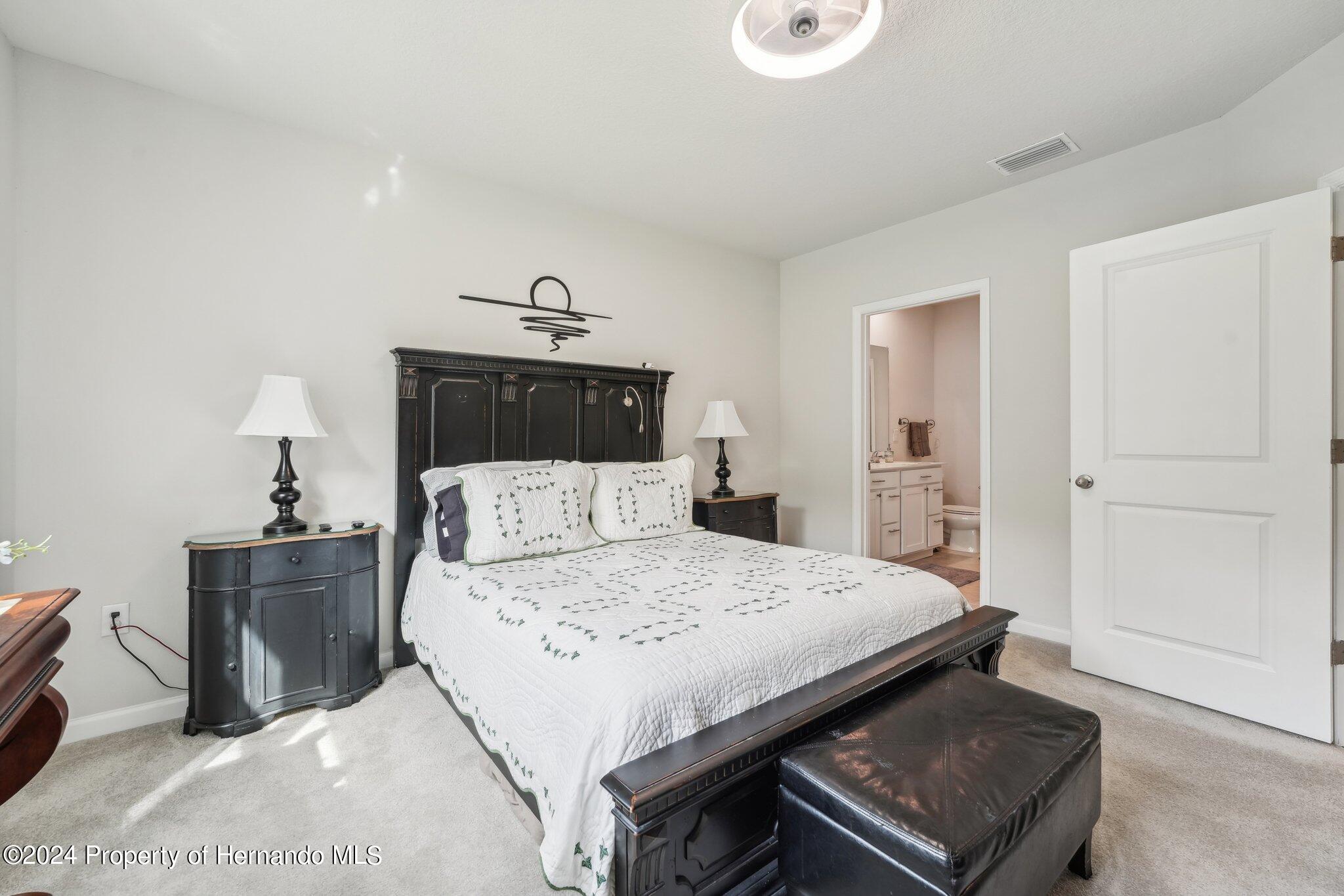 12214 Grizzly Lane New Port Richey, FL 34654 - Photo 27 of 49 a living room with a bed and furniture