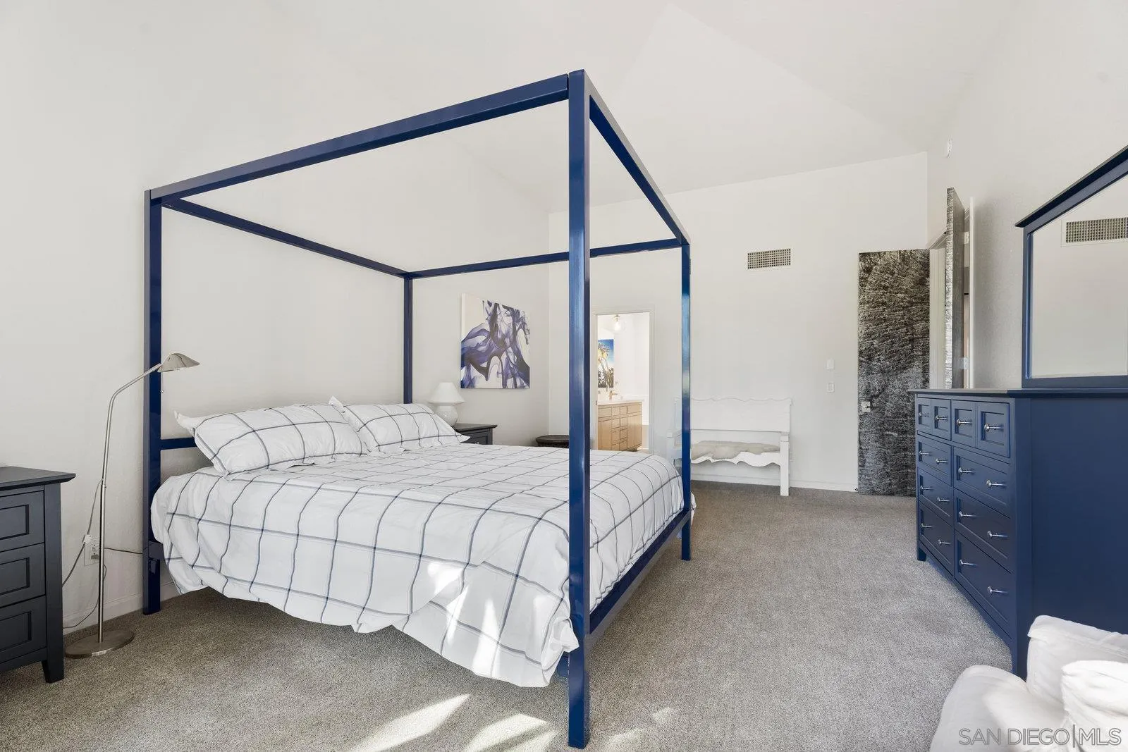 4604 Desert Vista Drive Borrego Springs, CA 92004 - Photo 17 of 41 a bedroom with a bed and large window