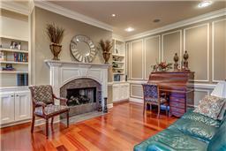 3363 Sweeney Hollow Road Franklin, TN 37064 - Photo 6 of 14 Front Living Room with #2 of the 3 fireplaces in the home. Perfect for home office or entertaining space.