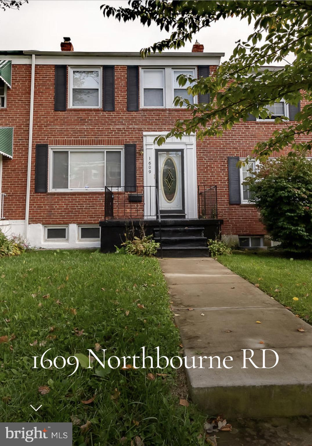 1609 Northbourne Road Baltimore, MD 21239 - Photo 1 of 33 Beautiful home front entrance