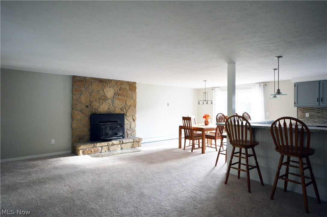 4069 Dayton Road Madison, OH 44057 - Photo 9 of 26 Great Room toward Dining area & Kitchen