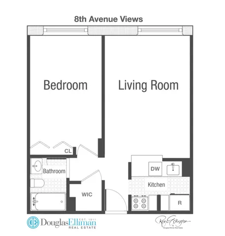 $975,000 | 270 West 17th Street, Unit 5J | Chelsea