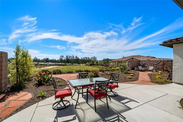 a view of a house with patio