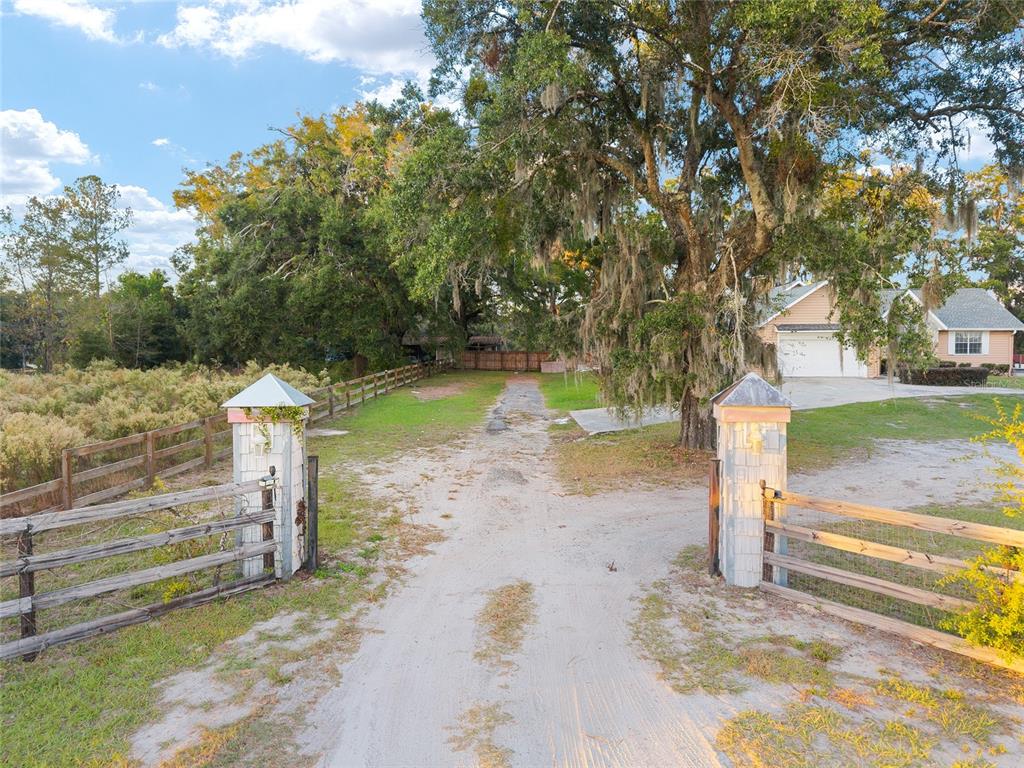 9161 Southwest 34th Place Ocala, FL 34481 - Photo 88 of 100 a view of a street with a yard and large trees