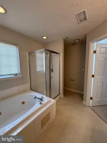 a bathroom with a tub