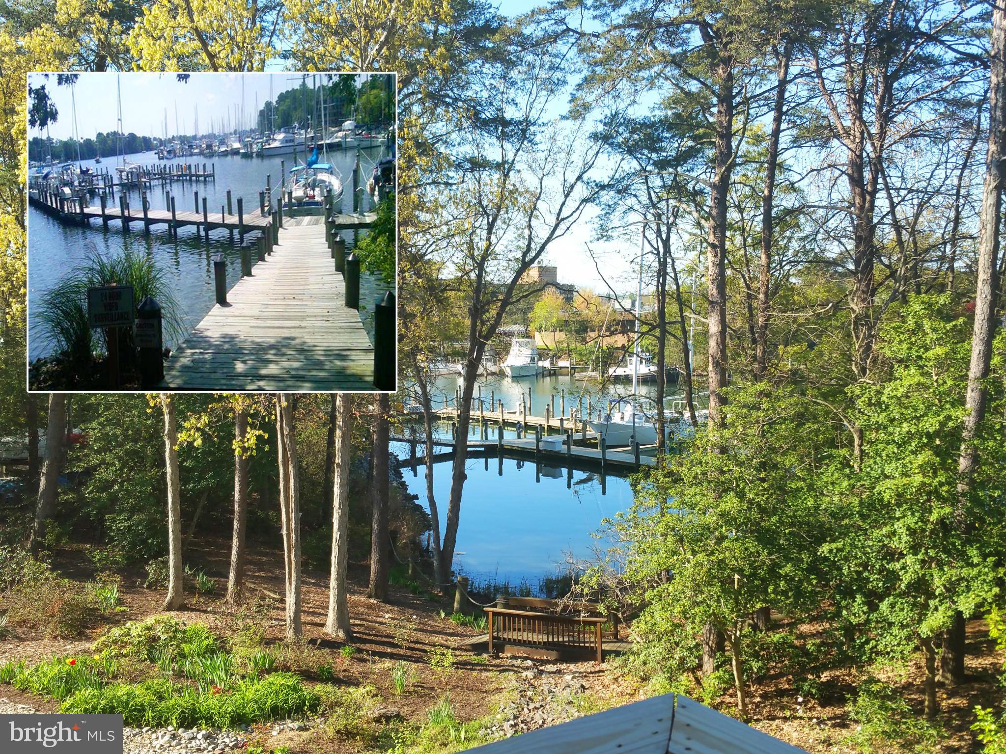 524 Runabout Loop, Unit 9 Solomons, MD 20688 - Photo 1 of 25 a view of a lake from a balcony