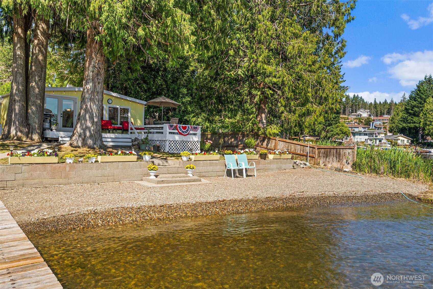 21 Shore Court Grapeview, WA 98546 - Photo 12 of 34 a view of a swimming pool with a patio
