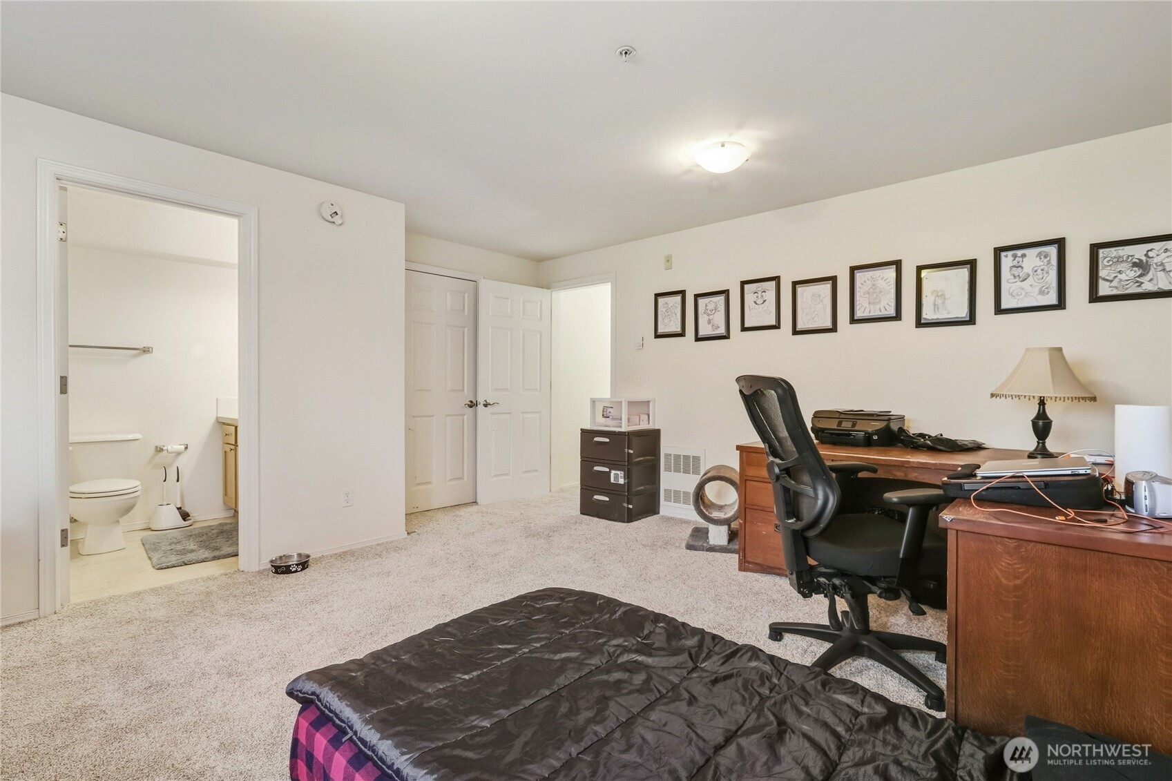 7818 228th Street Southwest, Unit 106 Edmonds, WA 98026 - Photo 10 of 19 a view of a workspace with furniture and a window