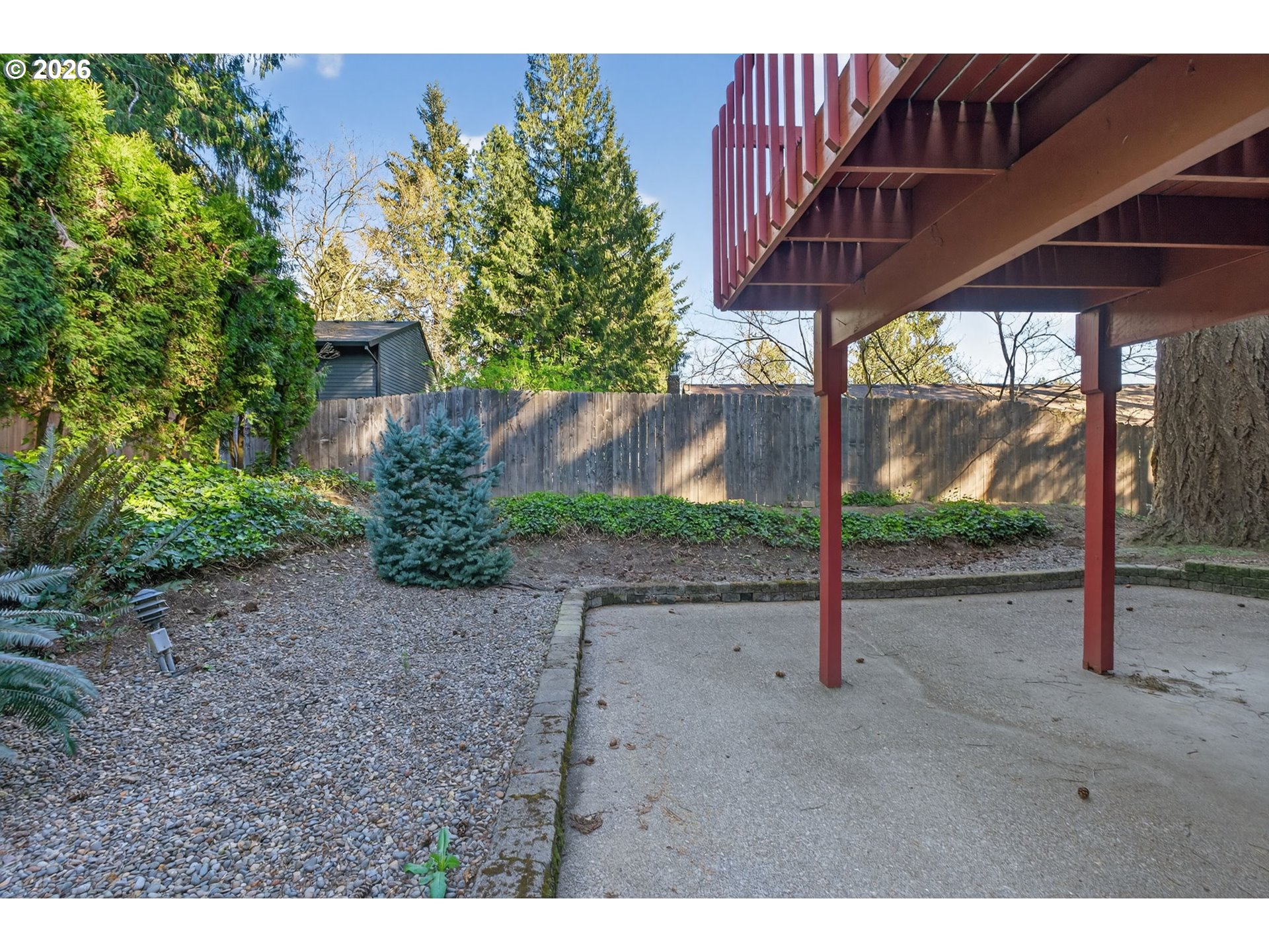 5205 Southwest 153rd Avenue Beaverton, OR 97007 - Photo 42 of 47 a view of a backyard with plants