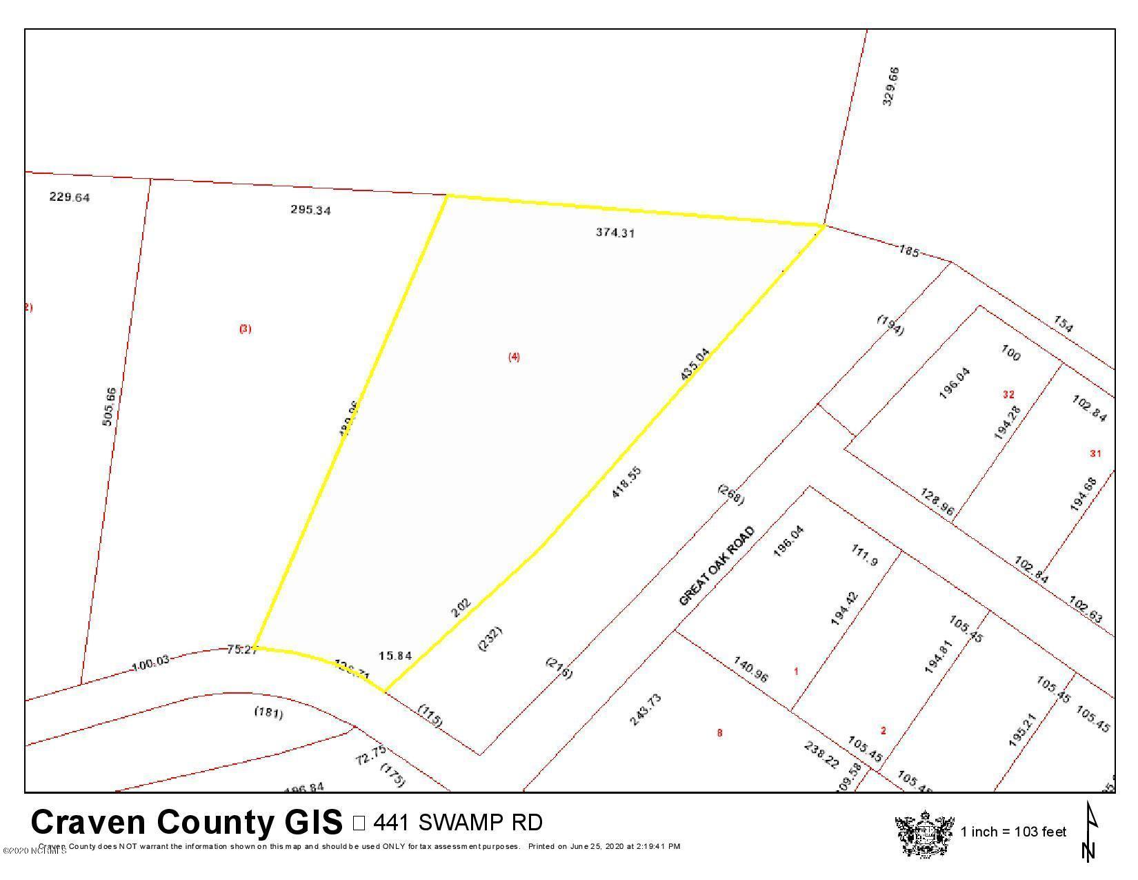 441 Swamp Road Havelock, NC 28532 - Photo 3 of 16 GIS LOT-JPEG