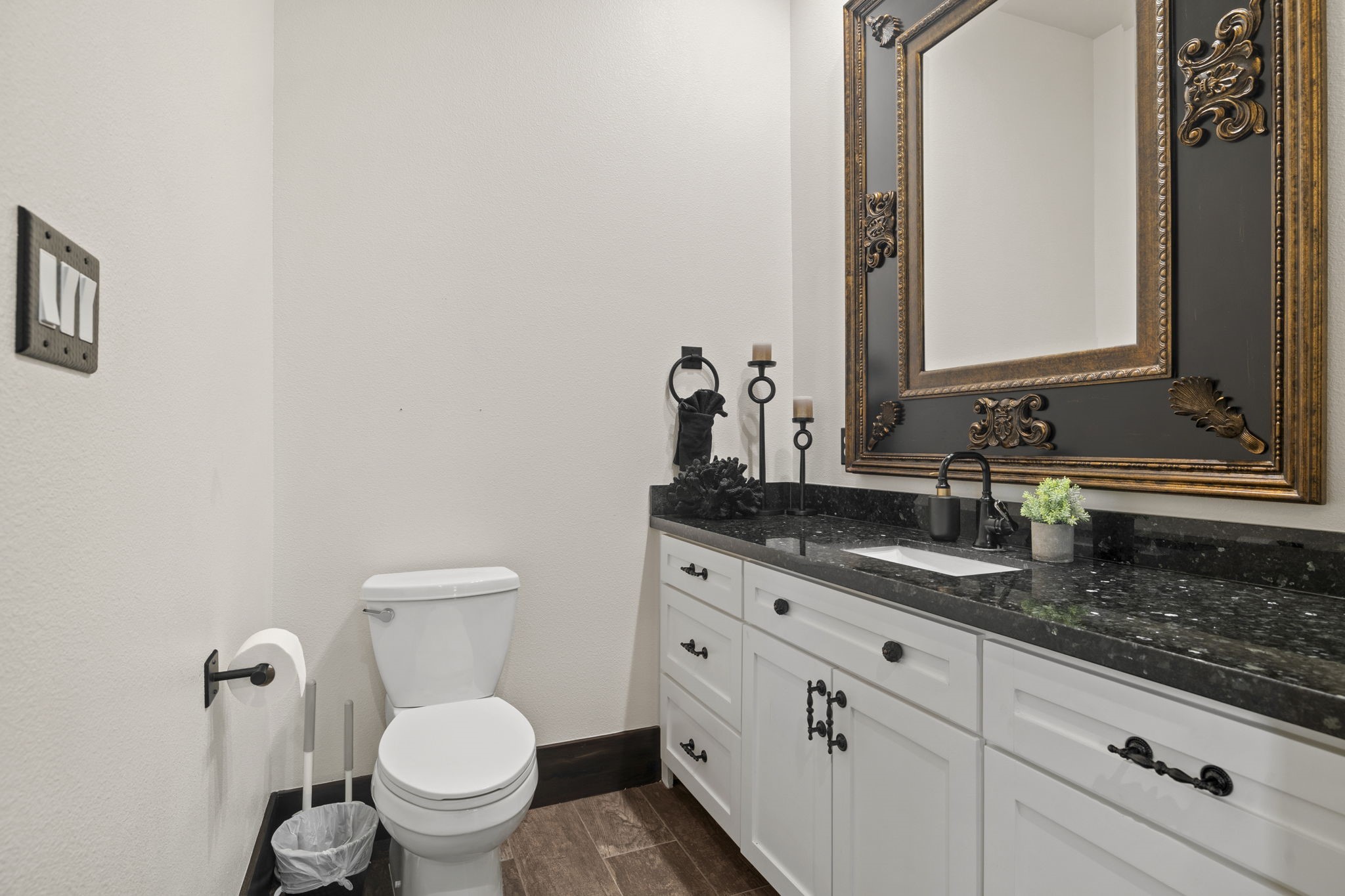 4322 Maple Rapids Court Spring, TX 77386 - Photo 37 of 48 Half bath that is inside the office space.