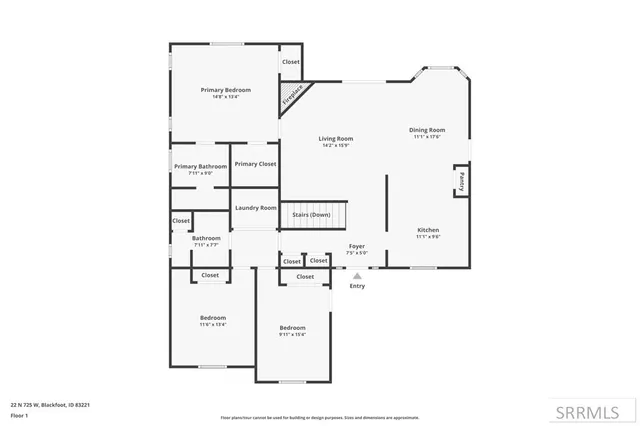 $619,500 | 22 North 725 West, Blackfoot, ID 83221