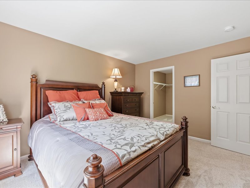 1168 Mt Pleasant Road Bangor, PA 18013 - Photo 73 of 100 Soft carpeting pairs with neutral walls in this restful bedroom featuring an adjacent walk-in closet.