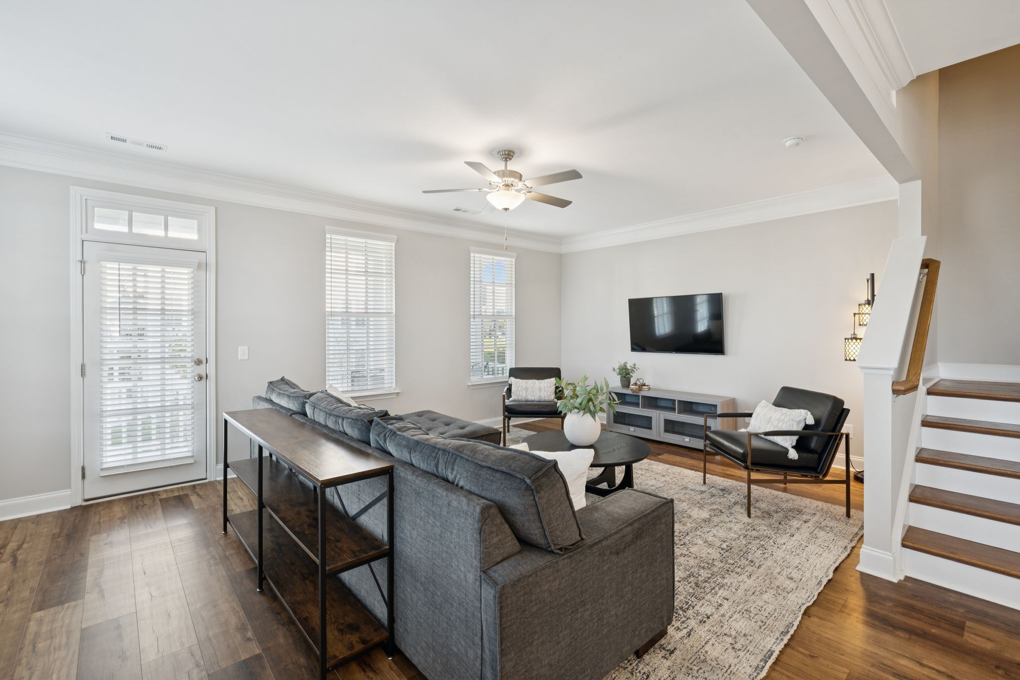 185 Burkitt Commons Avenue Nolensville, TN 37135 - Photo 13 of 46 a living room with furniture and wooden floor