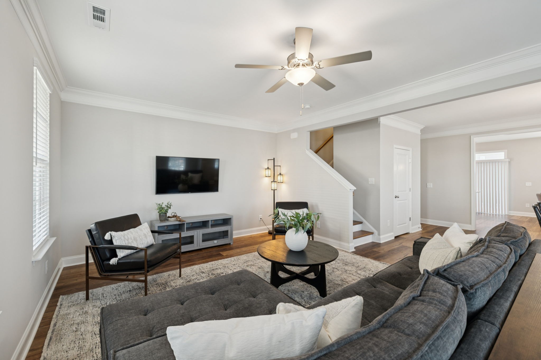 185 Burkitt Commons Avenue Nolensville, TN 37135 - Photo 15 of 46 a living room with furniture and a flat screen tv