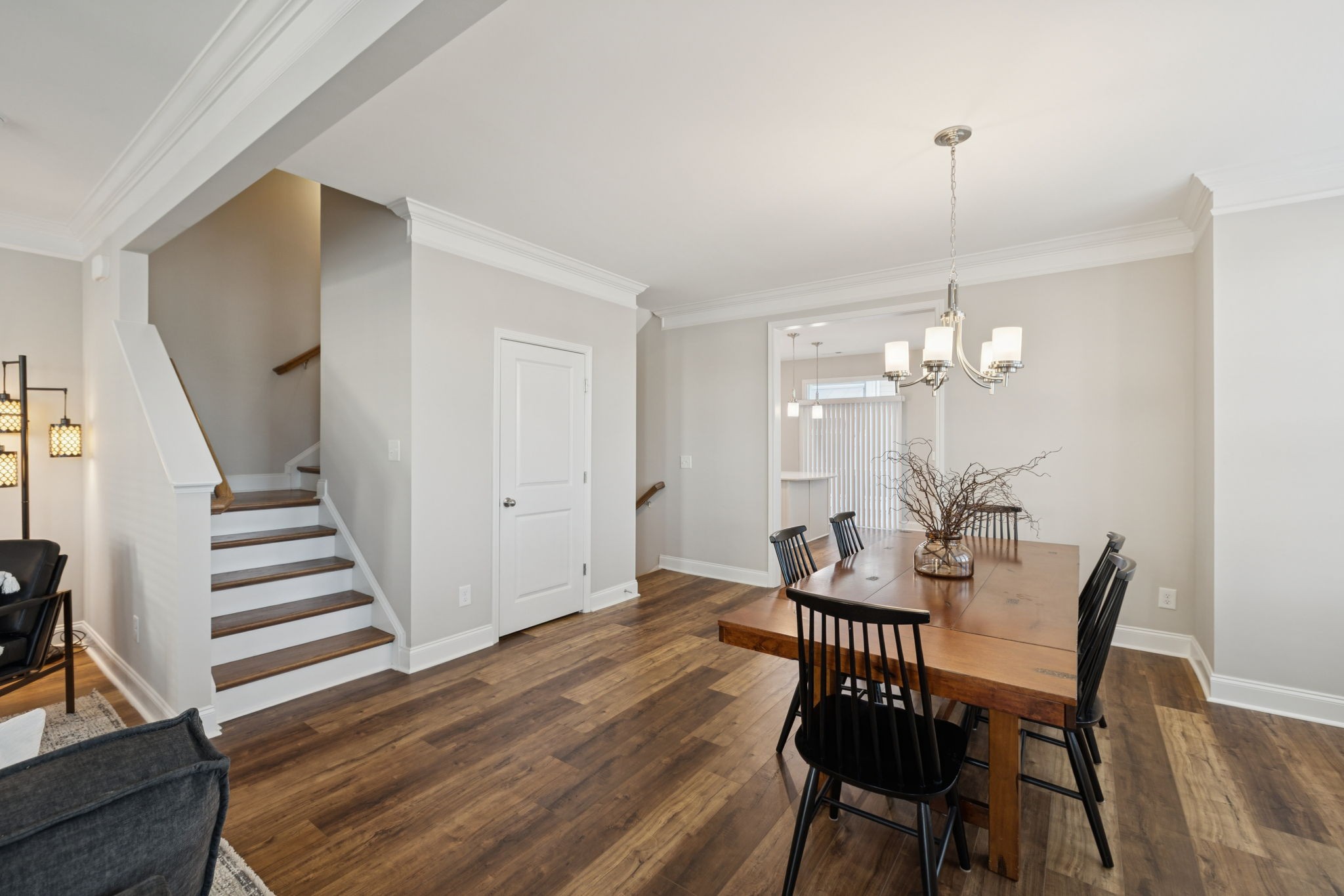 185 Burkitt Commons Avenue Nolensville, TN 37135 - Photo 16 of 46 a view of a dining room with furniture and wooden floor
