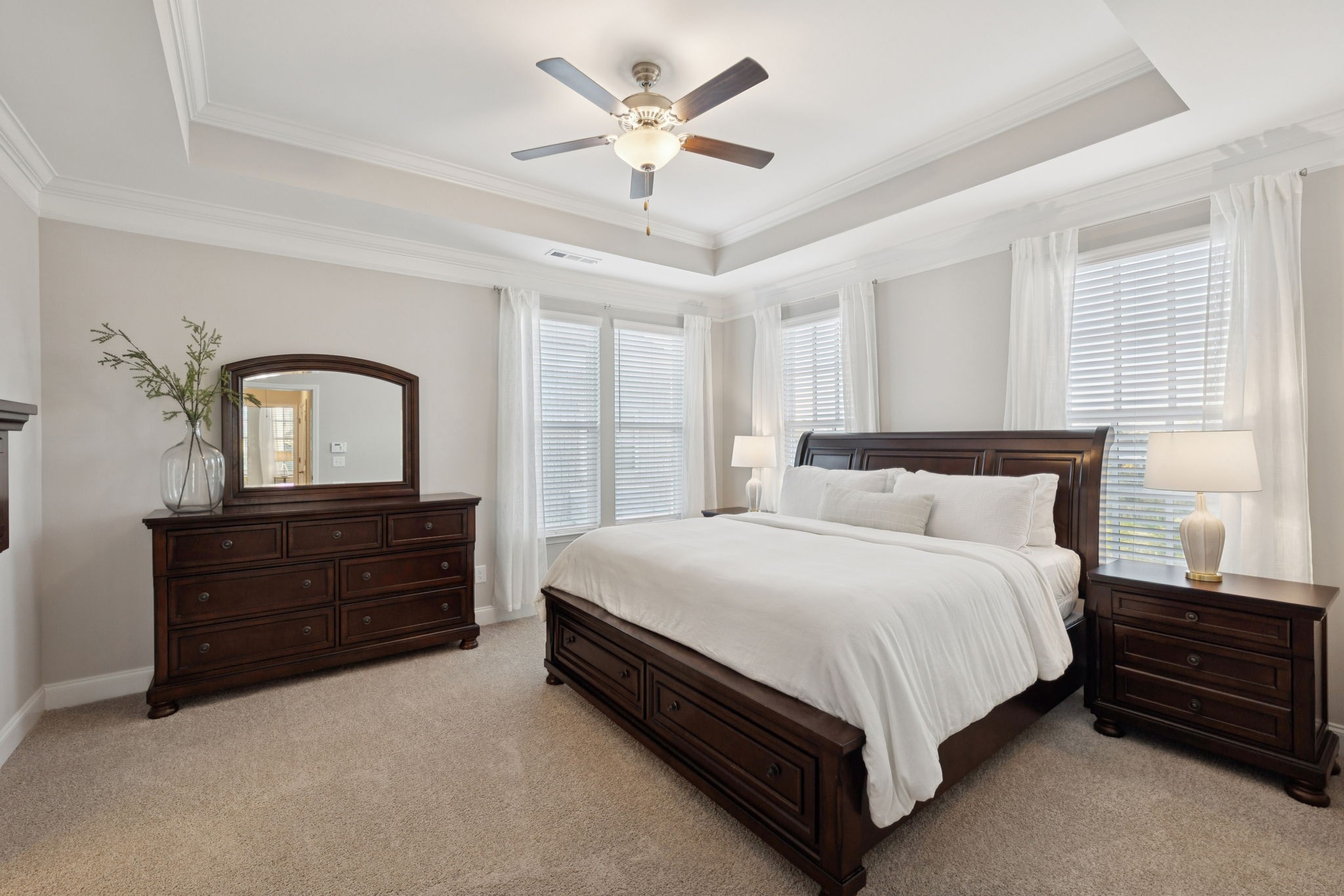 185 Burkitt Commons Avenue Nolensville, TN 37135 - Photo 27 of 46 a spacious bedroom with a bed and window