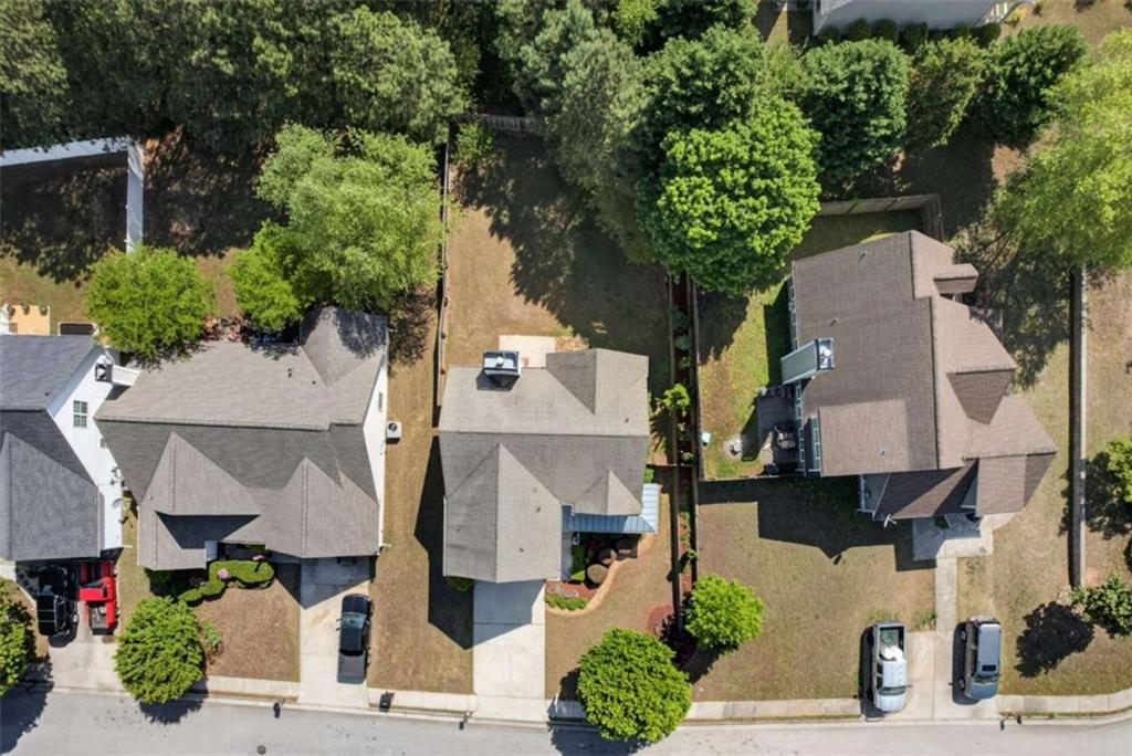 507 Rippling Court Temple, GA 30179 - Photo 26 of 31 an aerial view of multiple houses with a street