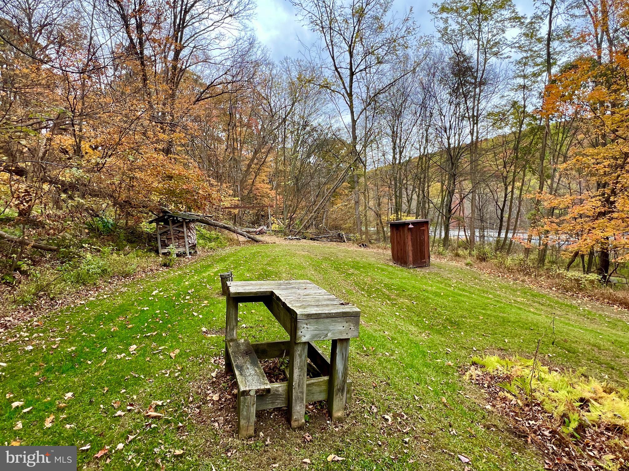 1858 Sandy Run Road Hopewell, PA 16650 - Photo 28 of 35 a backyard of a house with table and chairs