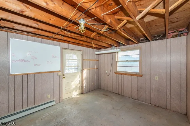 a view of a room with an empty space