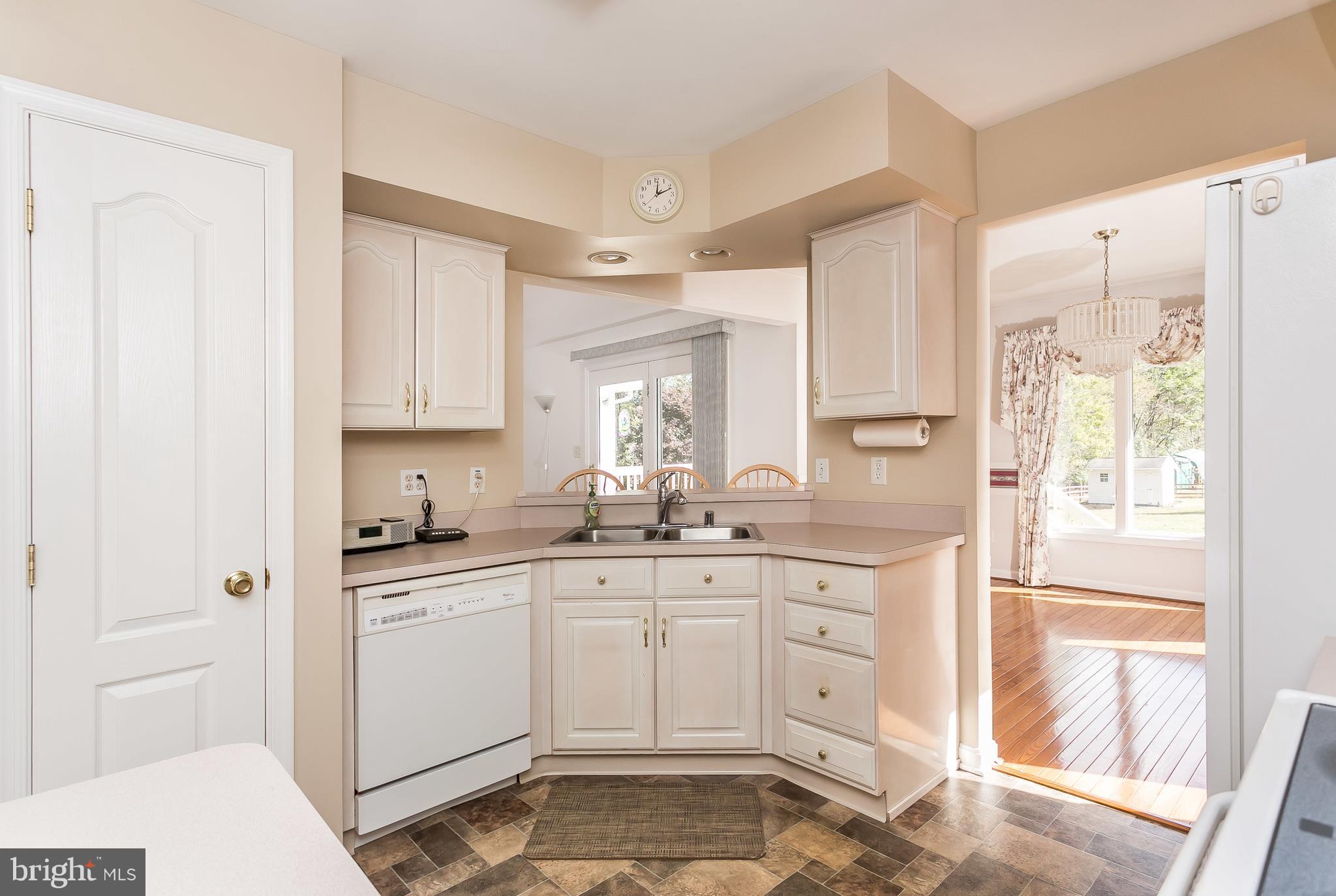 11913 Manor Road Glen Arm, MD 21057 - Photo 12 of 47 Kitchen with Dining Room &Living Room View