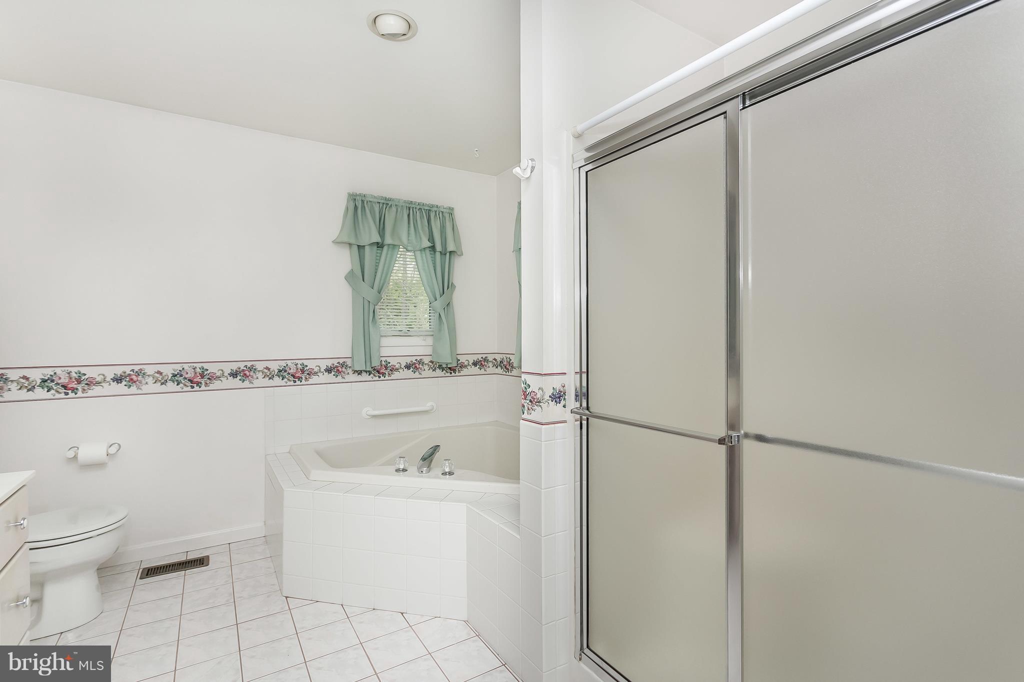 11913 Manor Road Glen Arm, MD 21057 - Photo 29 of 47 Master Bath with Separate Shower