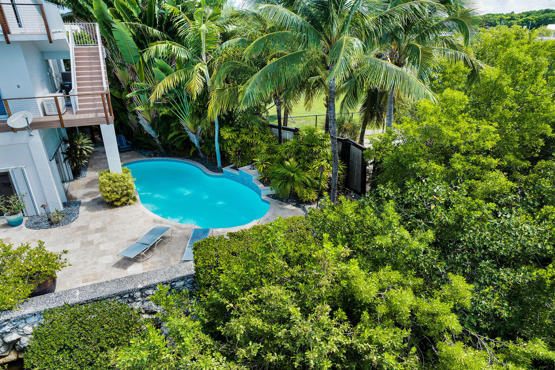 151 Lake Road Tavernier, FL 33070 - Photo 8 of 48 Aerial of Pool