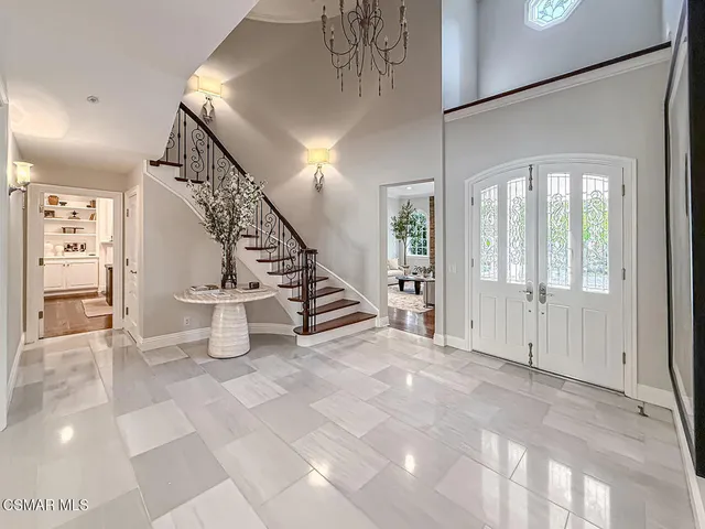 a view of a door with a door