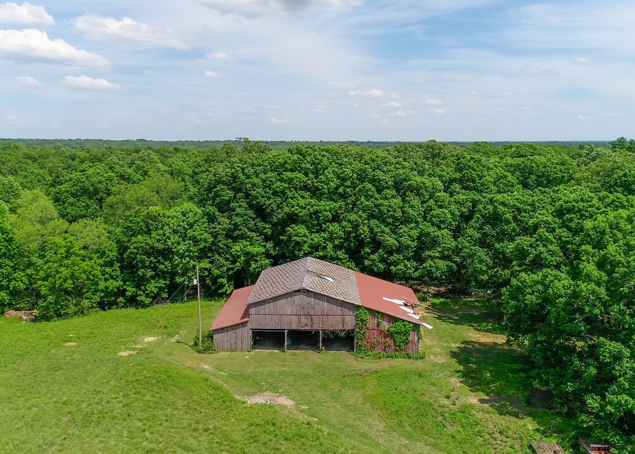 1125 Rose Hill Road Pulaski, TN 38478 - Photo 2 of 40 a backyard of a house with lots of green space and mountain view